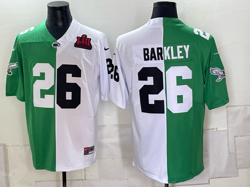 Men 2026 Philadelphia Eagles #26 Barkley green Nike Limited NFL Jersey 0924002->tennessee titans->NFL Jersey
